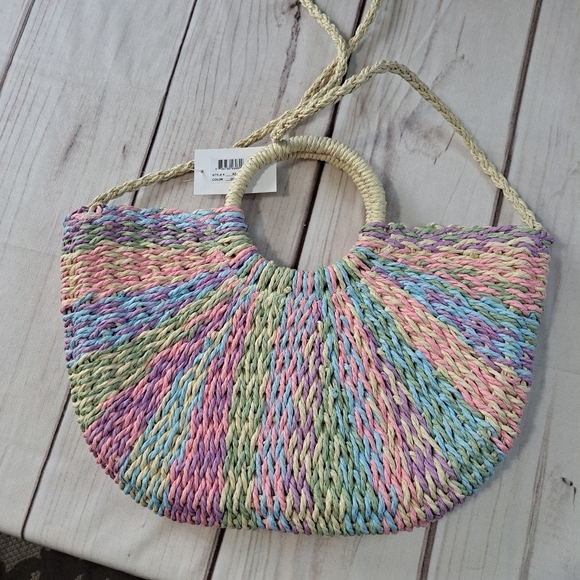 D'margeaux Colorful Multicolor Spring Crossbody Handbag - Picture 2 of 8